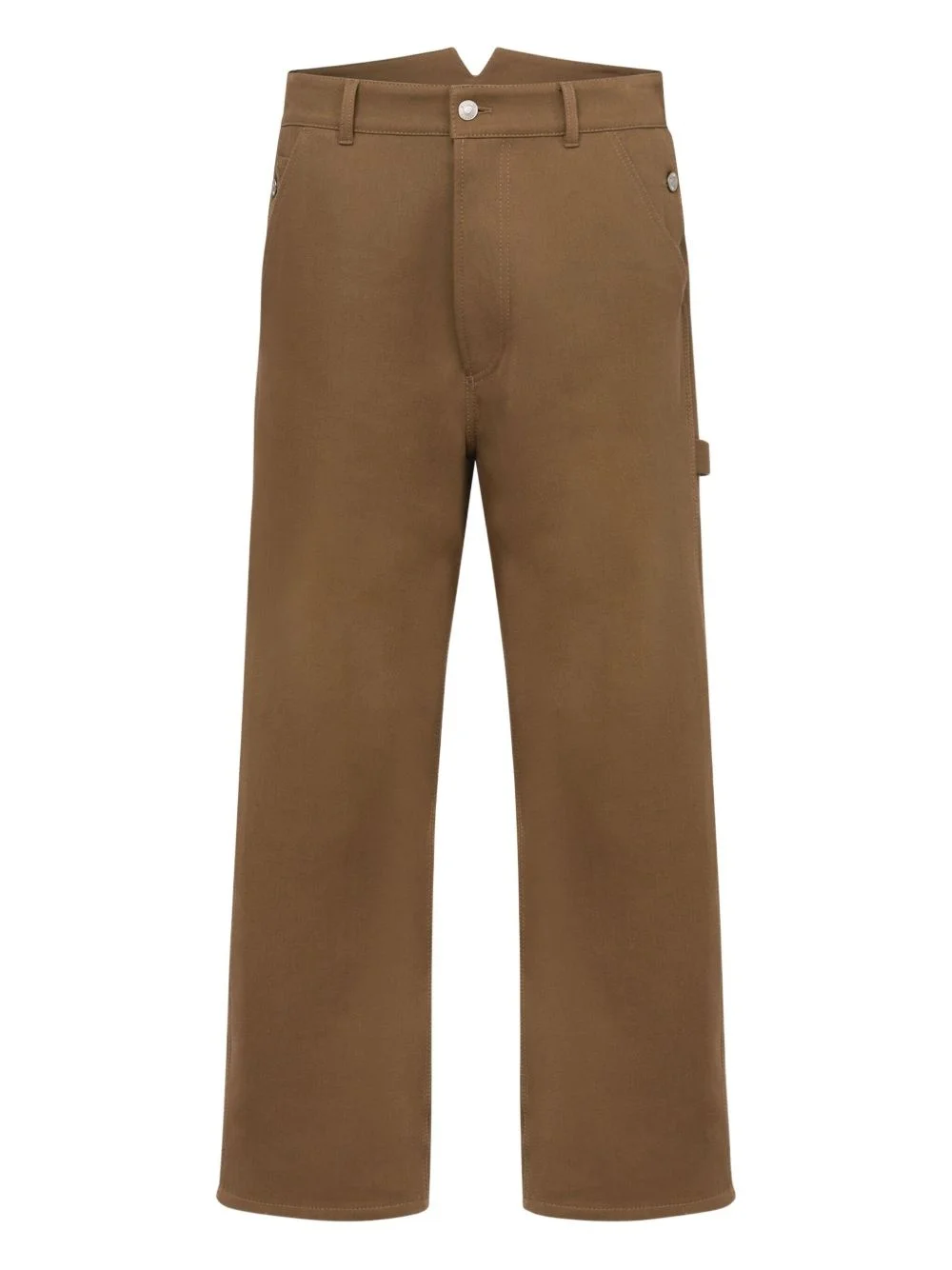 strap-detail trousers - 1