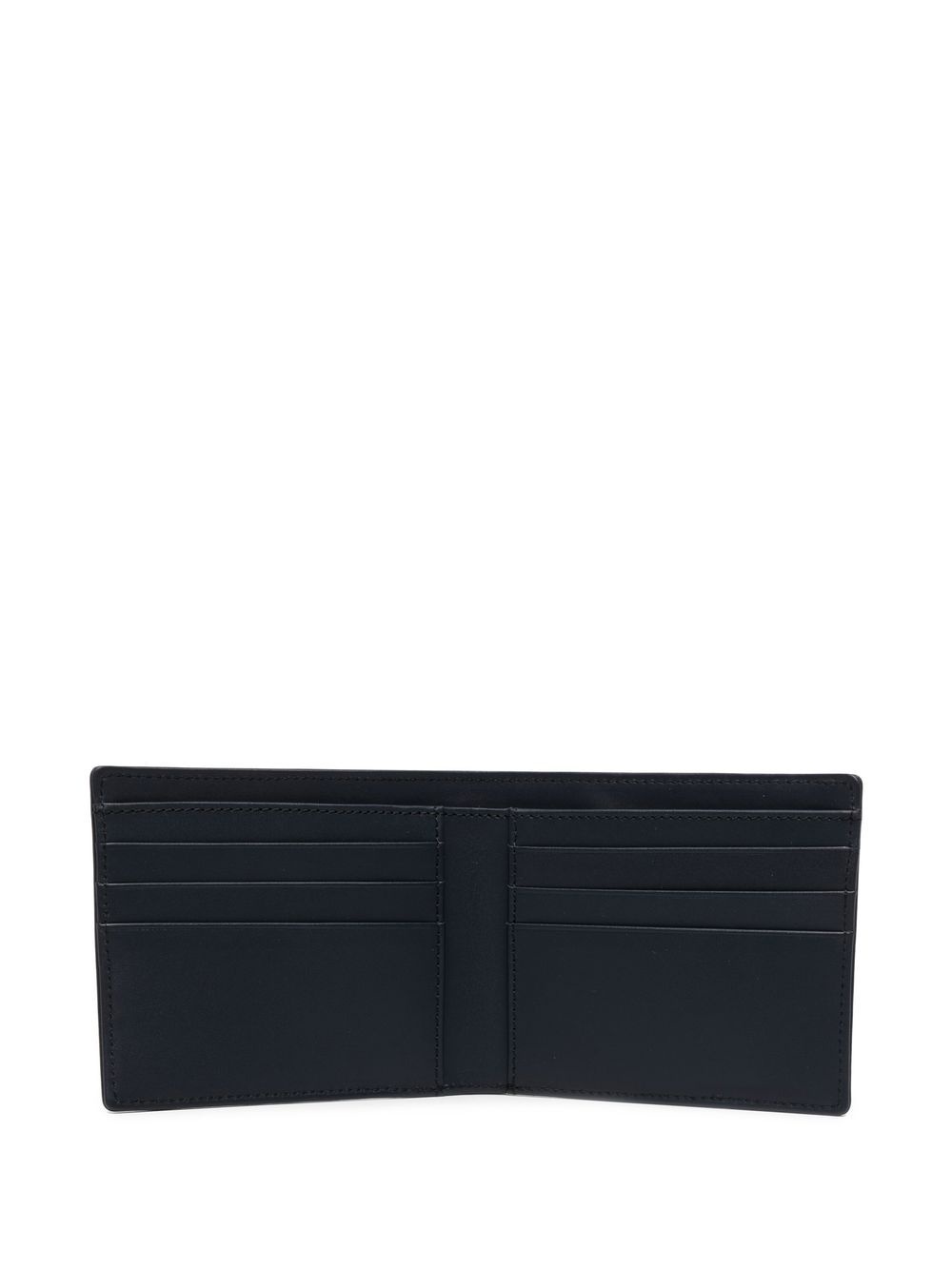 logo-detail leather wallet - 3