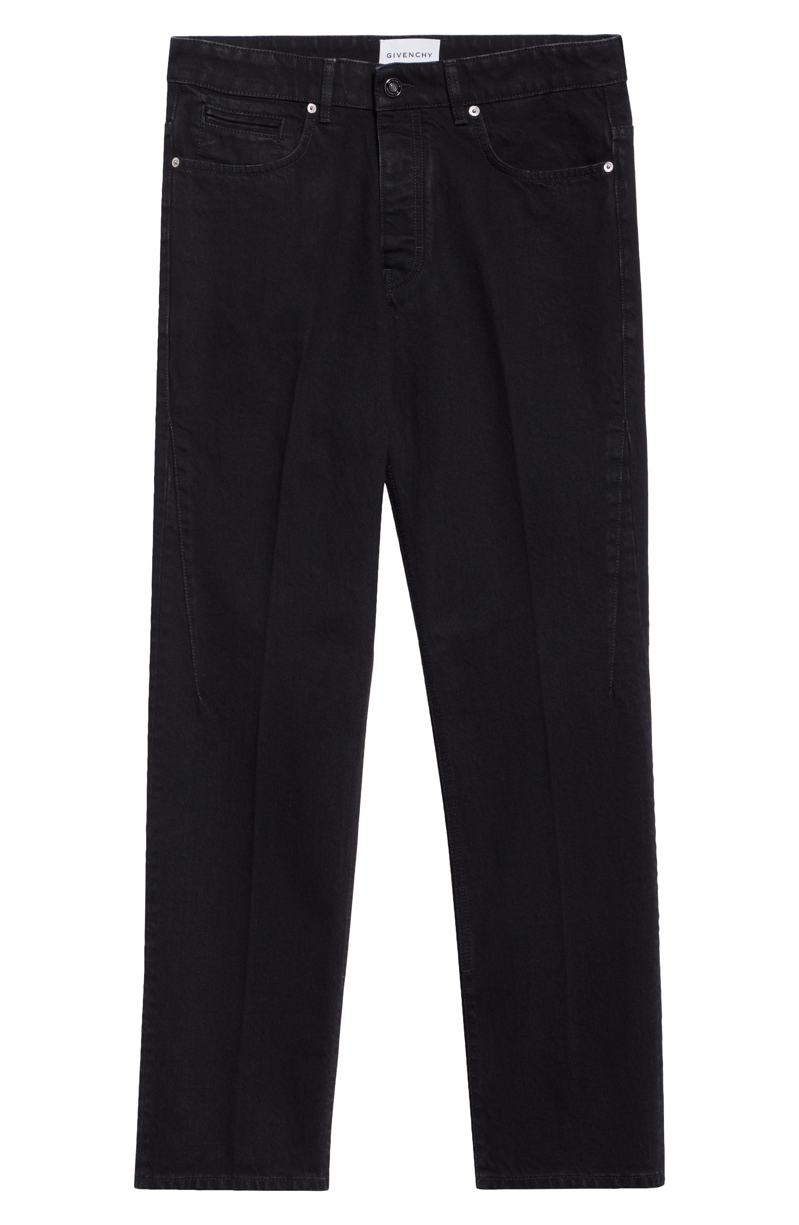 Givenchy Straight Leg Jeans in Black at Nordstrom - 6