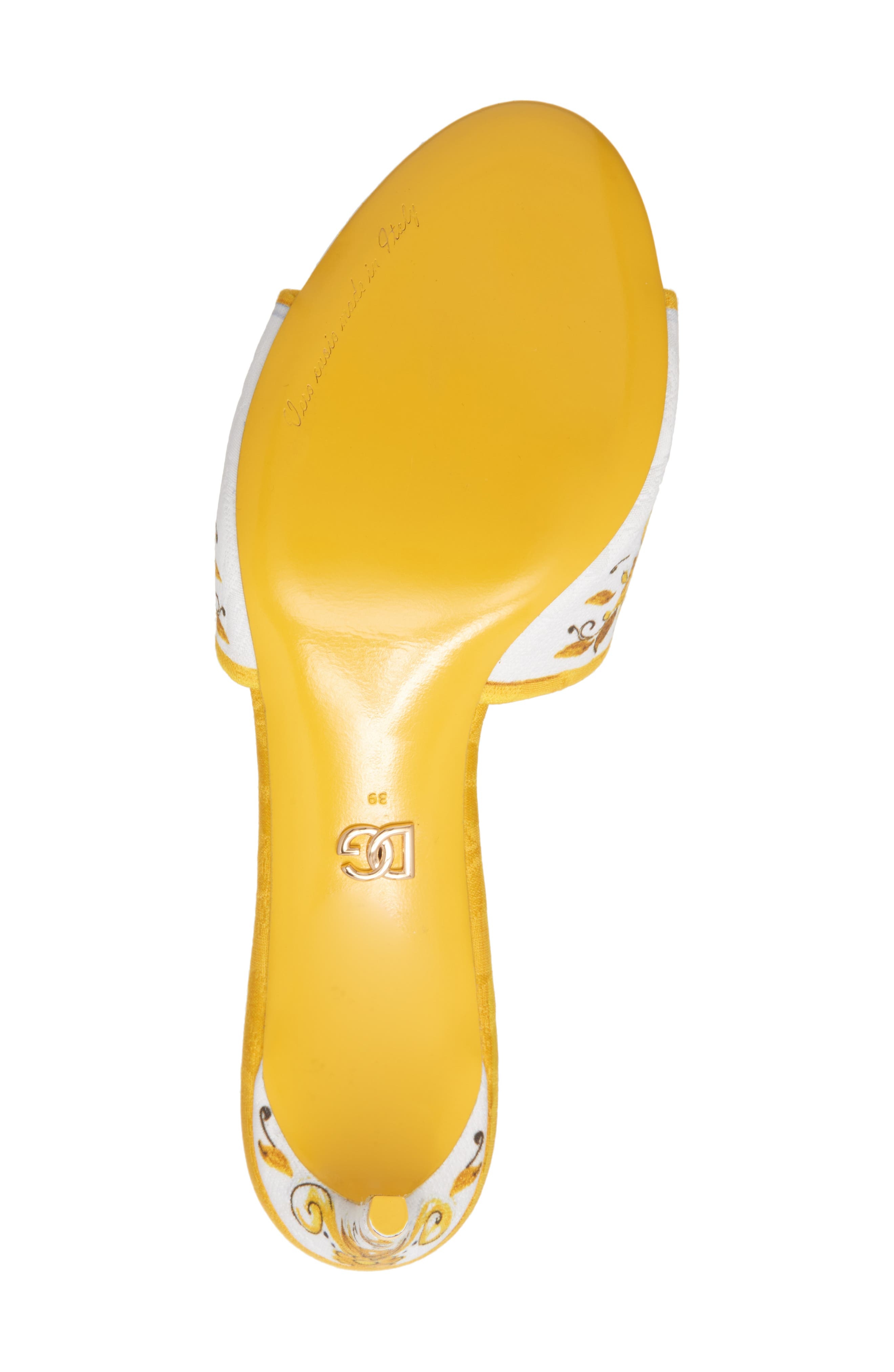 Majolica Print Embellished Slide Sandal - 6