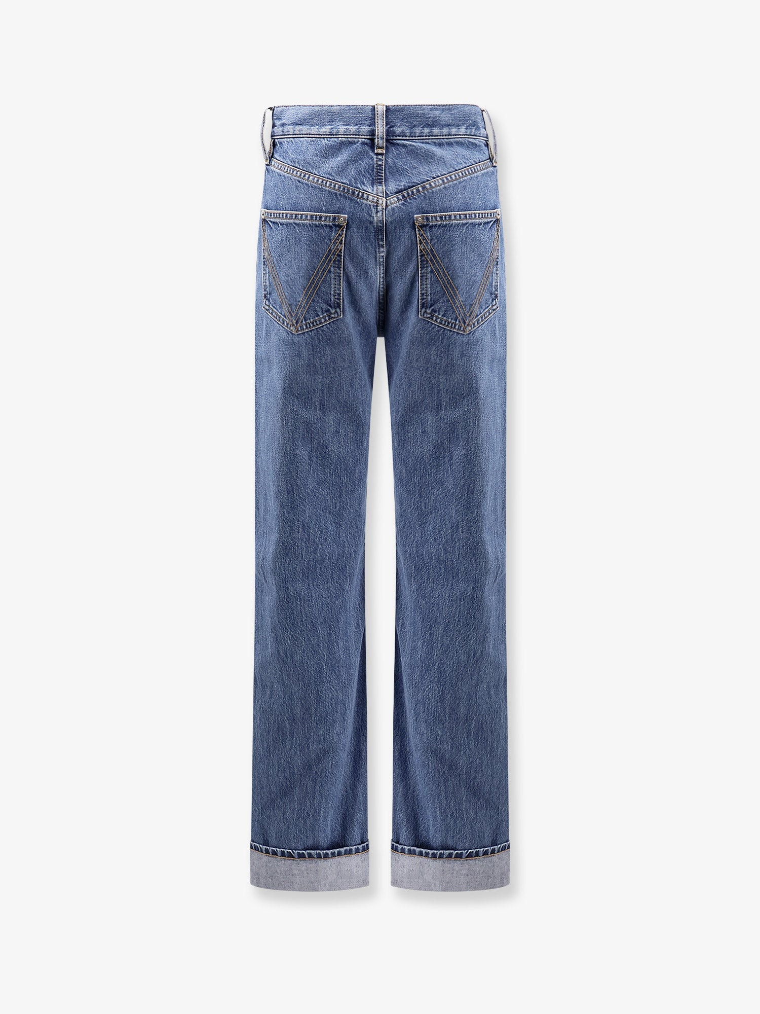 TURNED UP JEANS WITH STRAIGHT LEG - 2