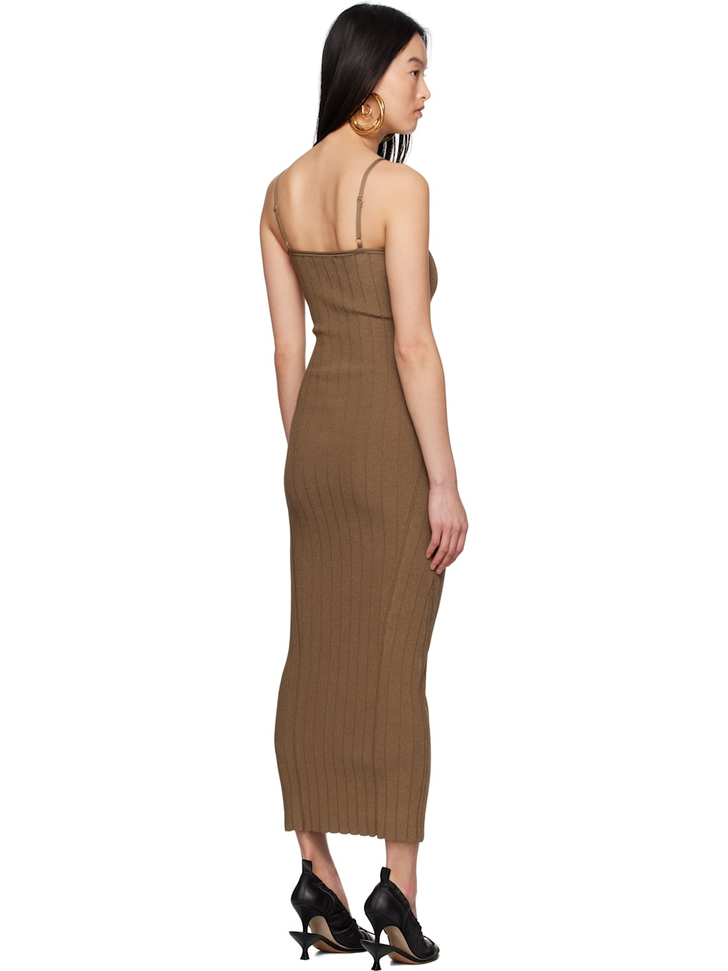 Brown 'The Sierra with straps' Midi Dress - 3