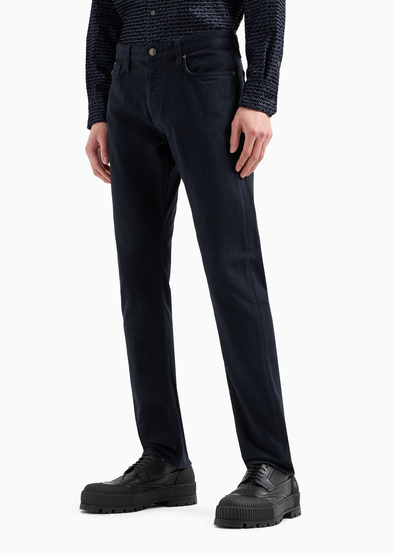J75 Slim-fit jeans in garment-dyed comfort denim - 2