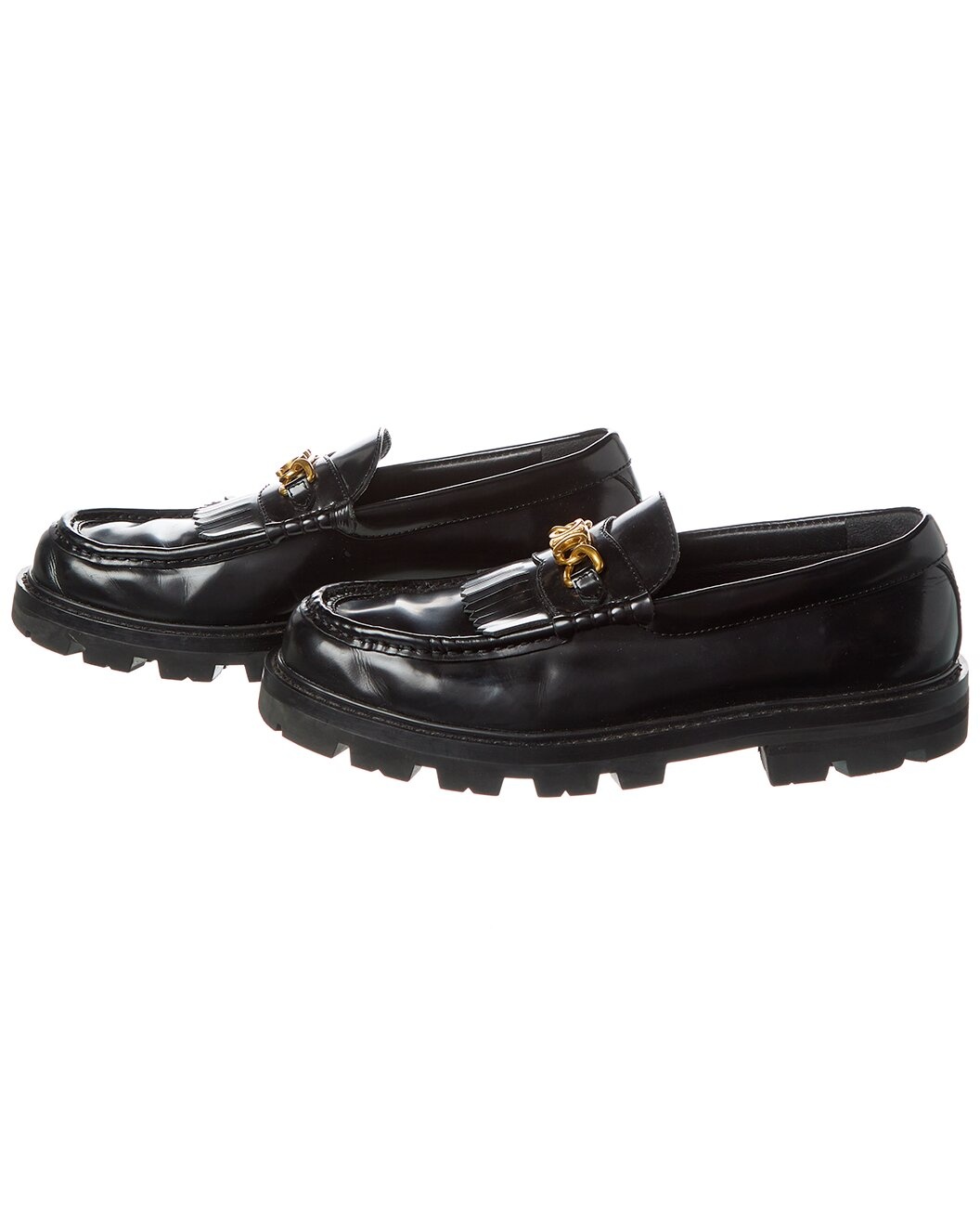 CELINE Triomphe Margaret Leather Loafer (Authentic Pre-Loved) - 2