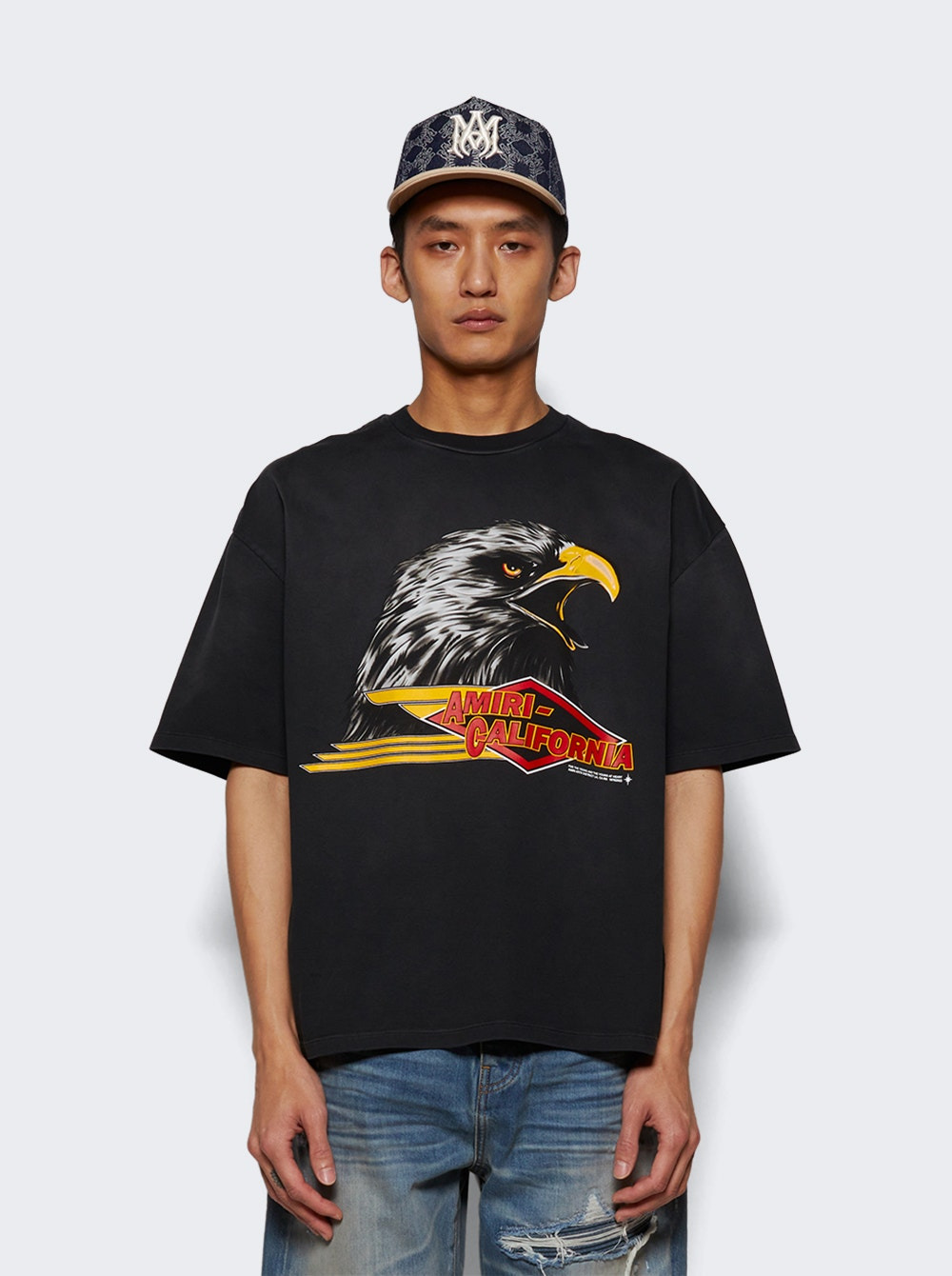 Eagle Oversized Tee Black - 2