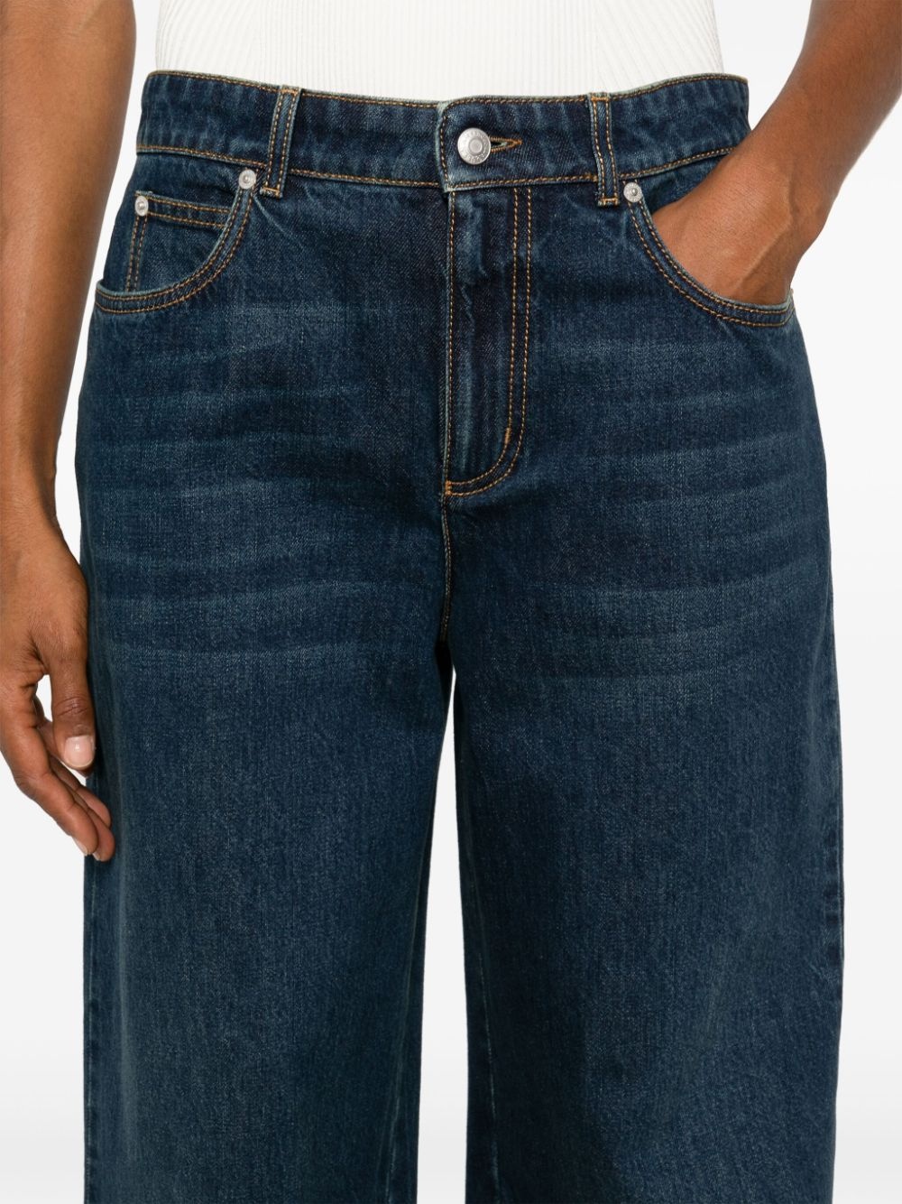 wide-leg jeans - 5