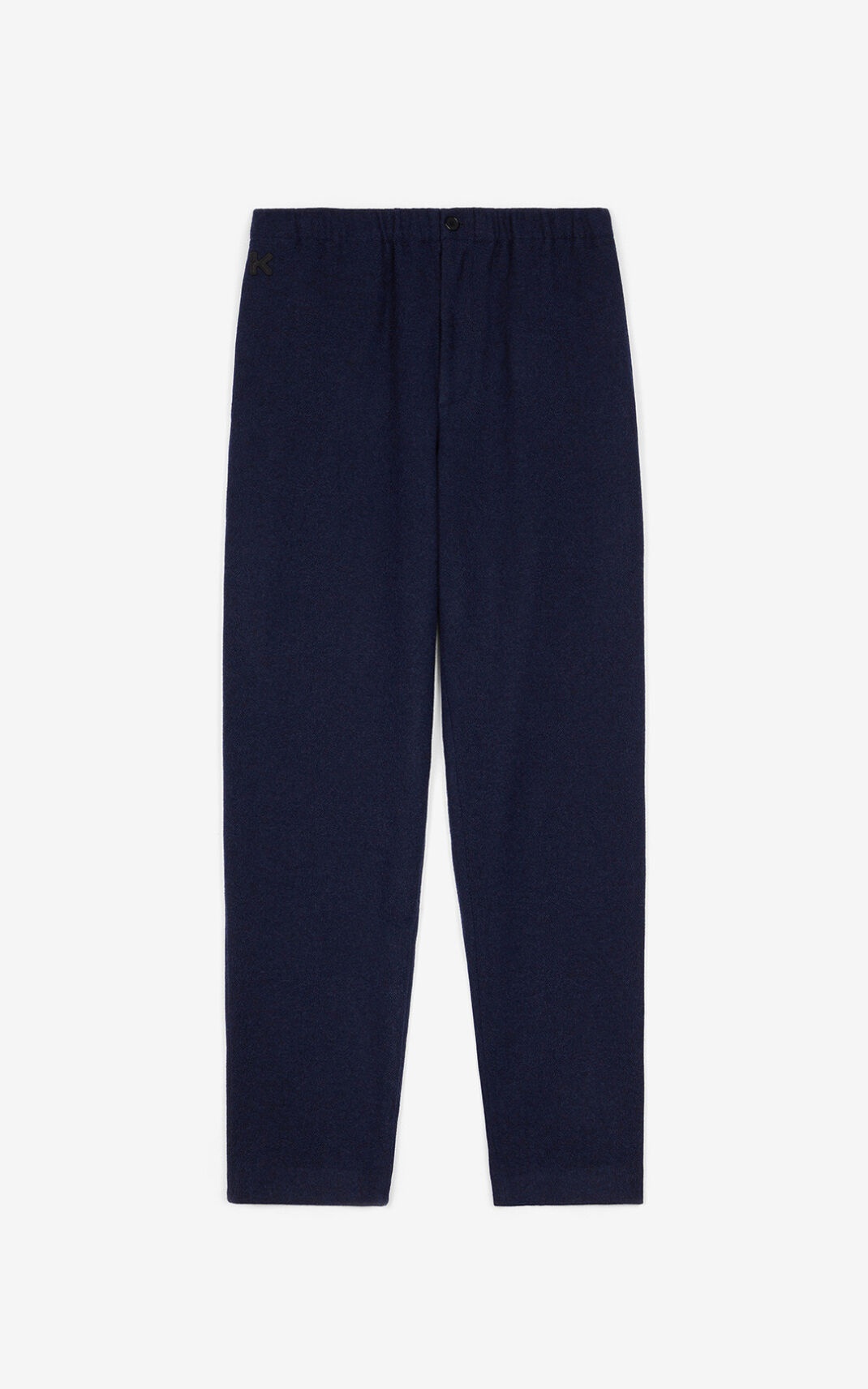 Flannel jogging trousers - 1