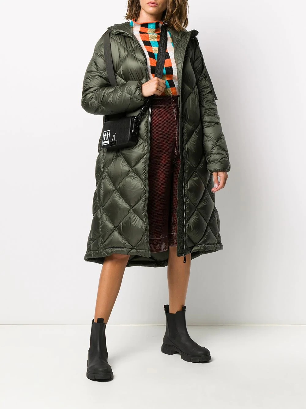 quilted puffer coat - 2