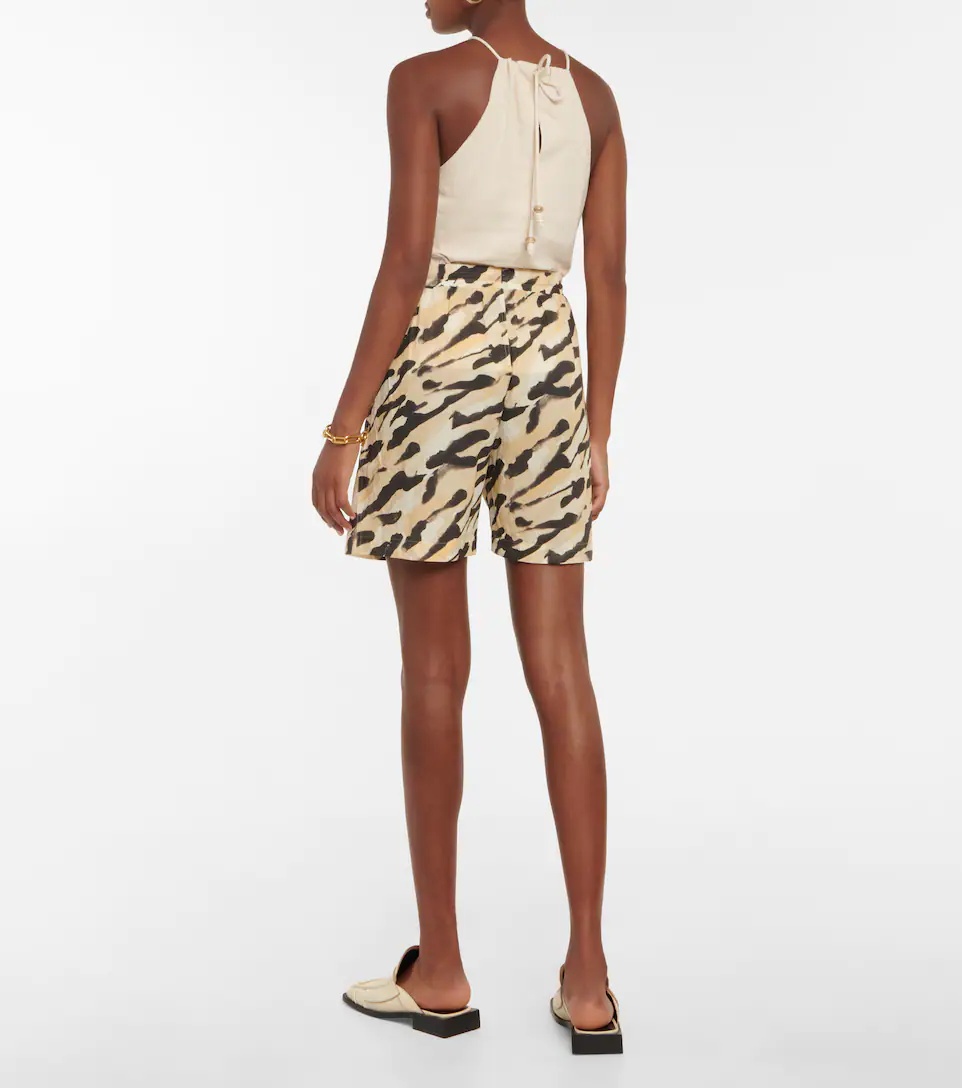 High-rise printed shorts - 3