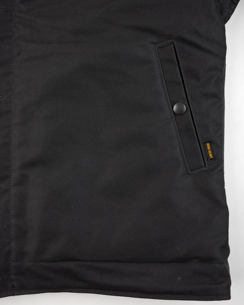 OILED WHIPCORD N1 DECK JACKET - BLACK 10