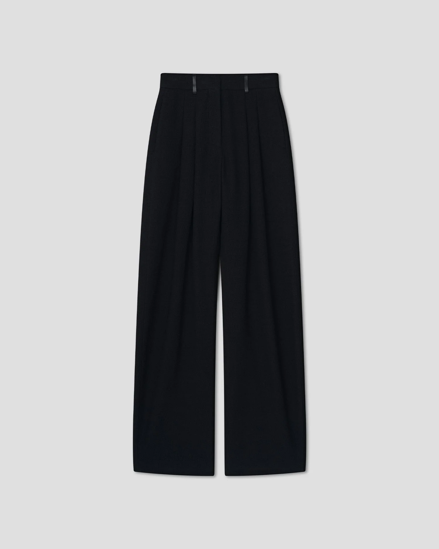 Cotton Linen Tweed Tapered Tailoring Pants - 1