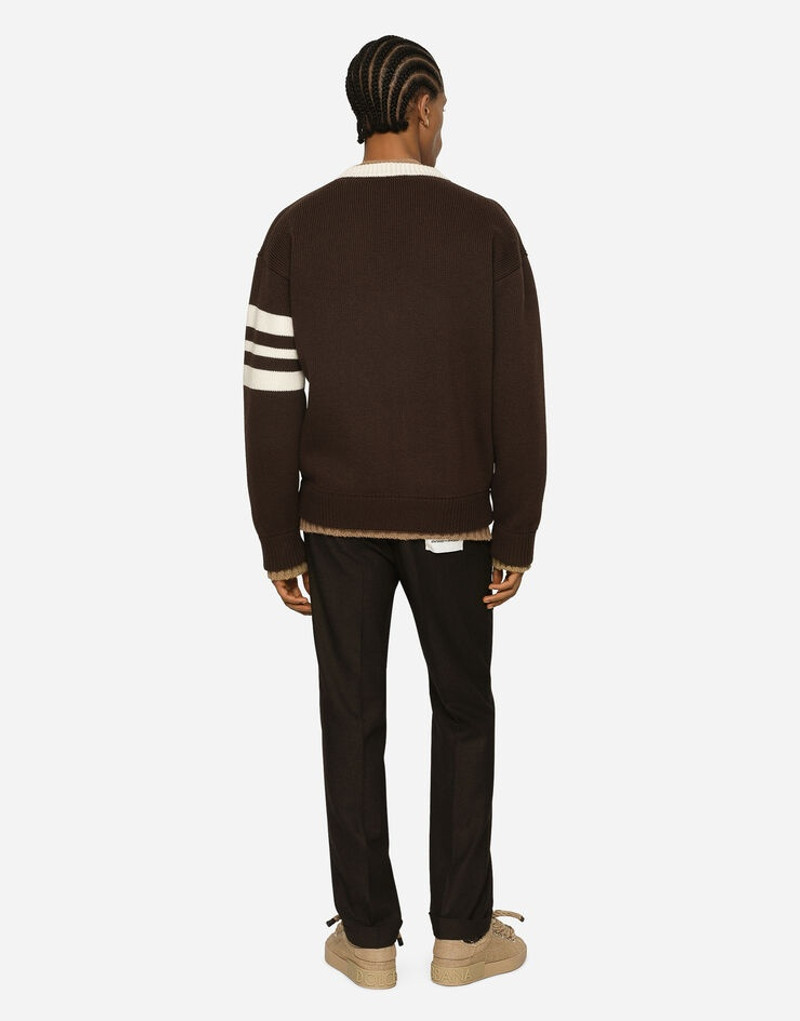 Stretch wool pants with Re-Edition label 3