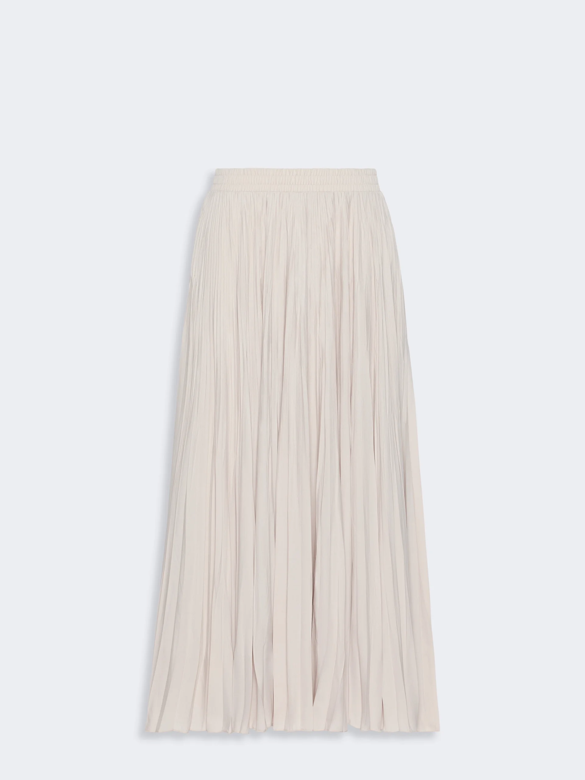 FOGGIA Plissé-pleated skirt - IVORY - 1