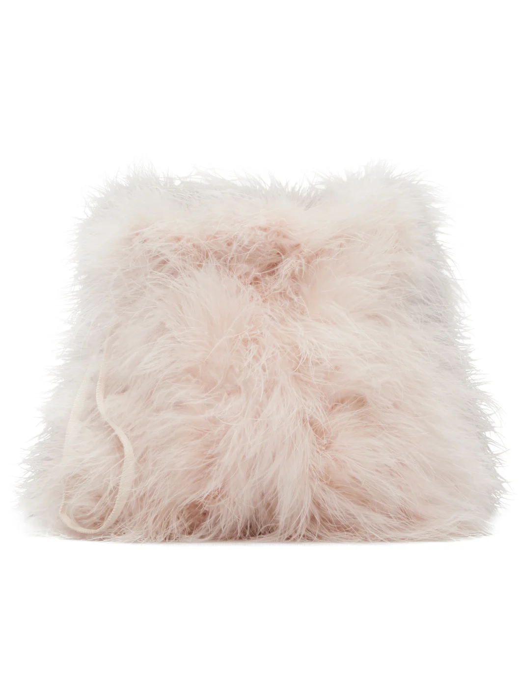 Pink Feather Pouch - 1