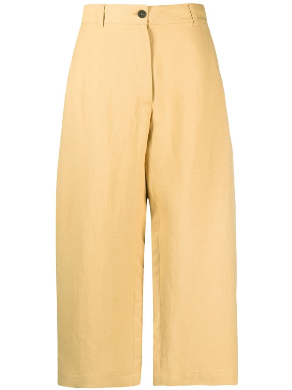 high-waisted wide-leg trousers - 1