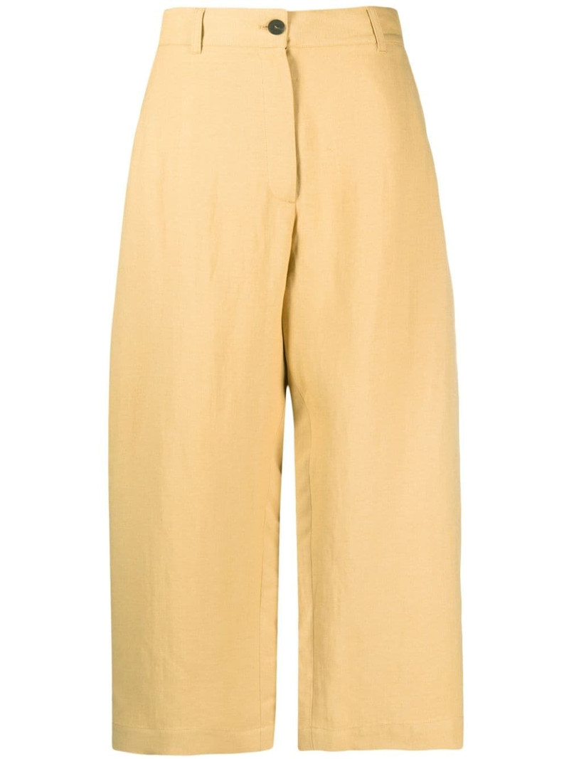 high-waisted wide-leg trousers 1