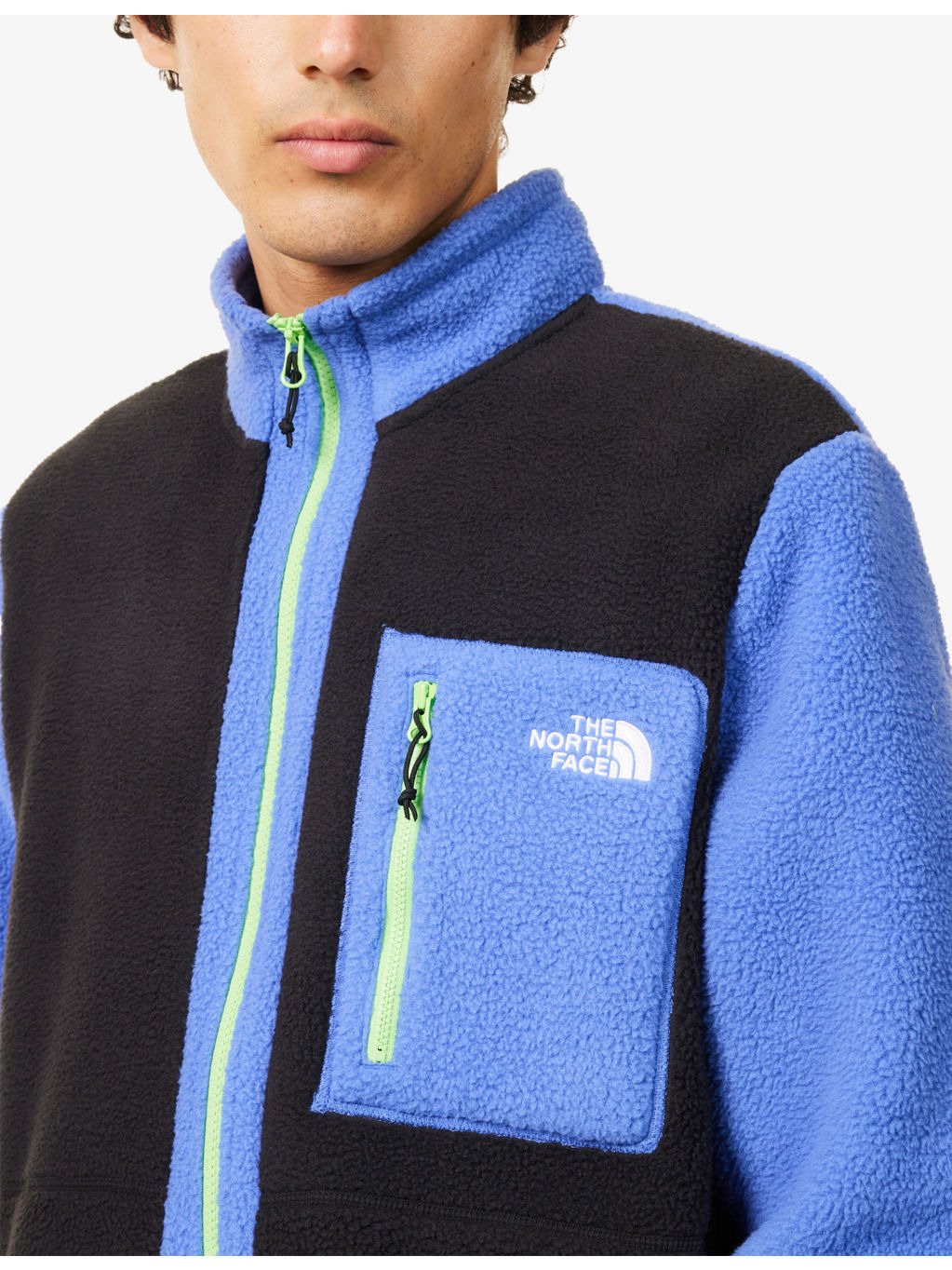 Yumiori Embroidered-Logo Patch Fleece Jacket - 5