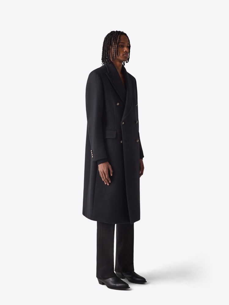 COAT 77 BLACK UNIFORM WOOL - 2