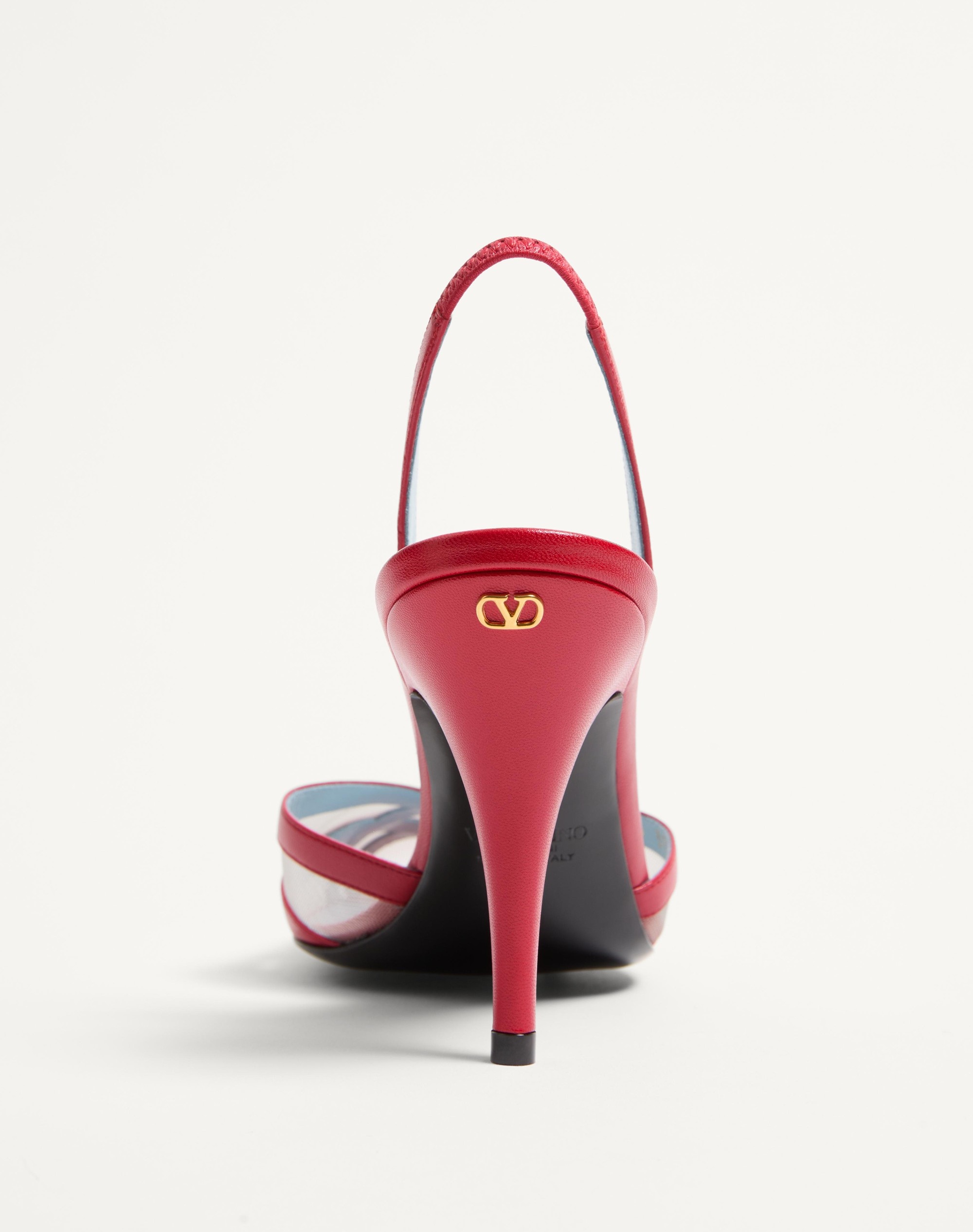 IMPUDANCE SLINGBACK PUMPS IN KIDSKIN AND MESH 90MM - 6