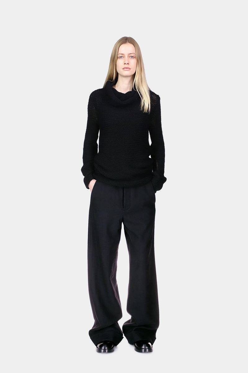 Astrid Knitted Asymmetrical Turtleneck 6