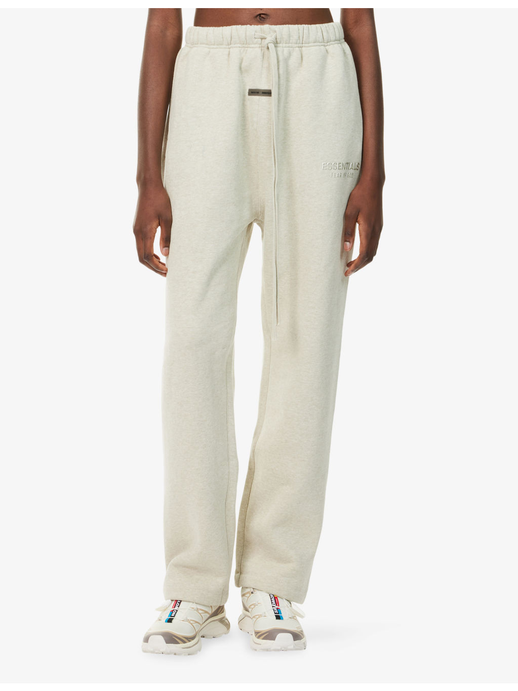 Relaxed-Fit Logo-Patch Cotton-Blend Jogging Bottoms - 3