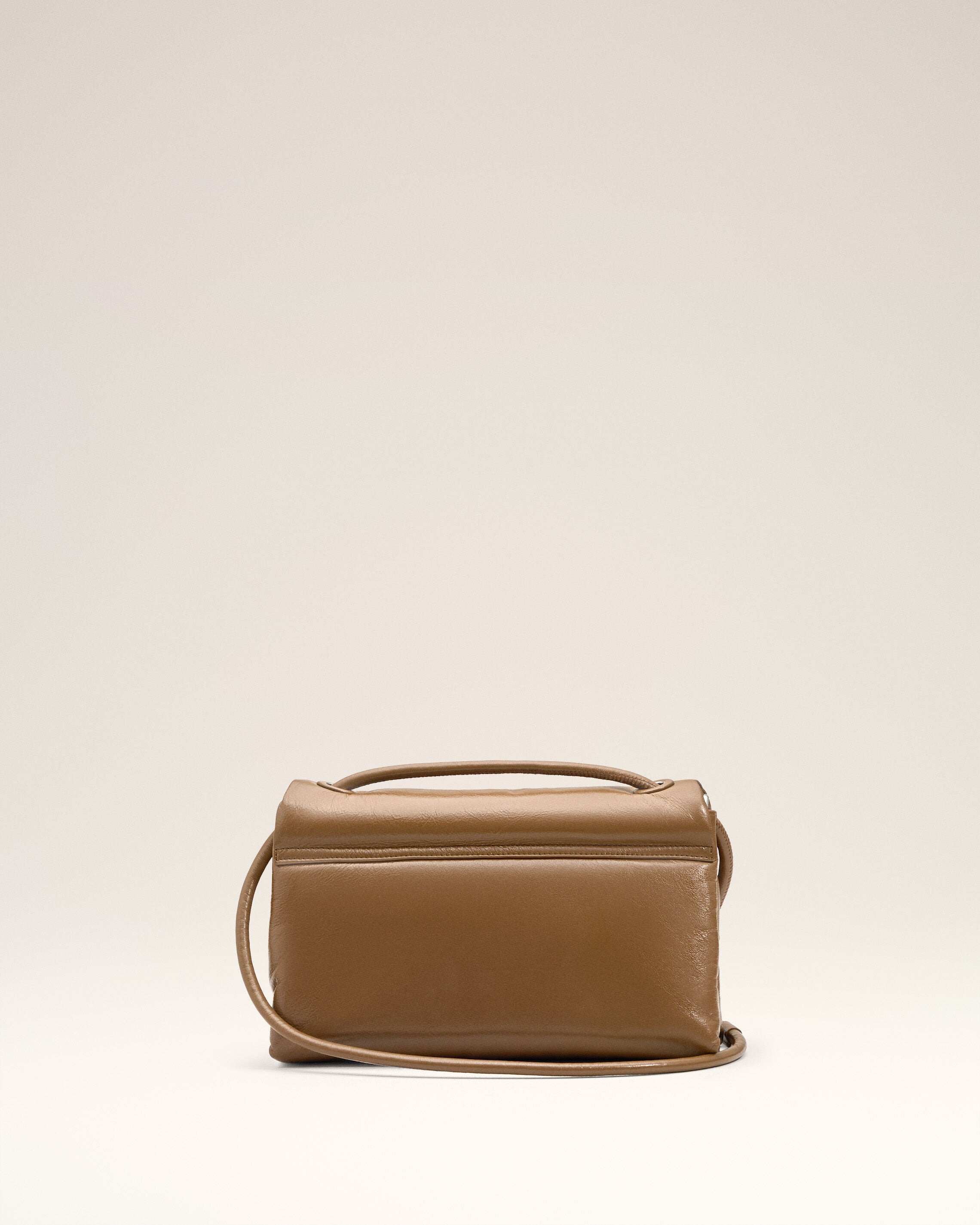 BROWN SMOOTH LEATHER VOULEZ VOUS BAG - 4