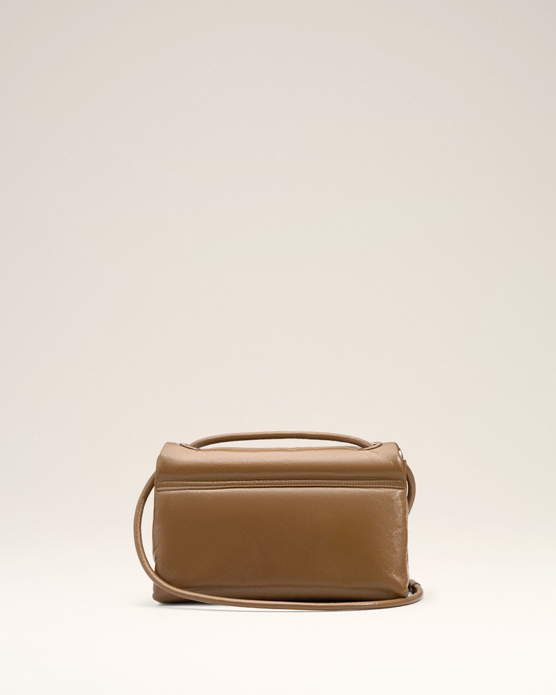 BROWN SMOOTH LEATHER VOULEZ VOUS BAG 4