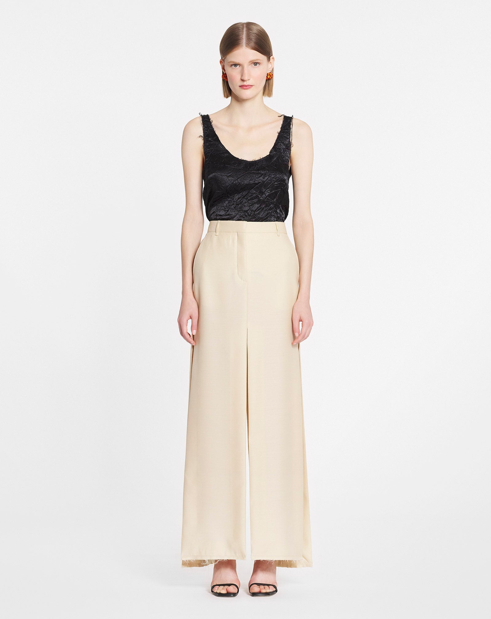 LONG SLIT SKIRT - 2