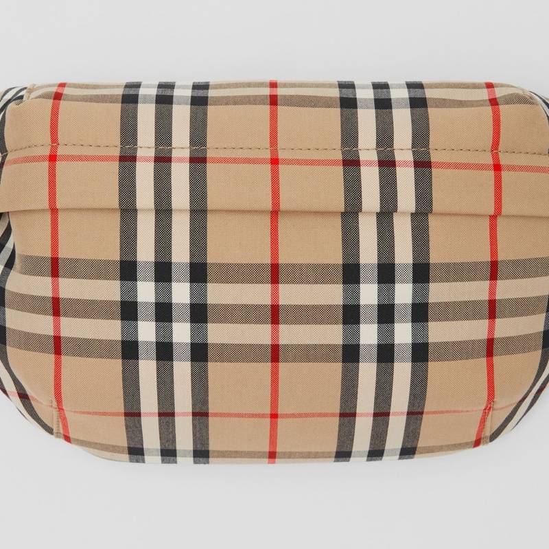 Burberry Medium Vintage Check Bonded Cotton Bum Bag outlook