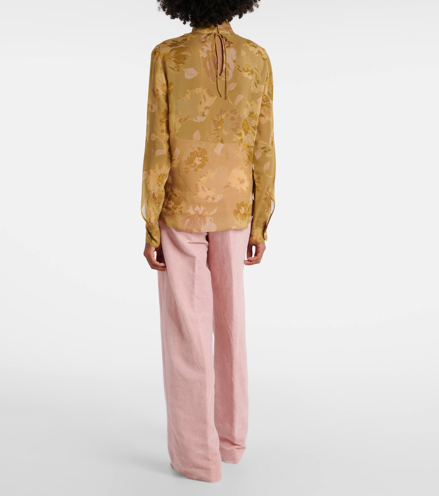 Printed sheer top - 3
