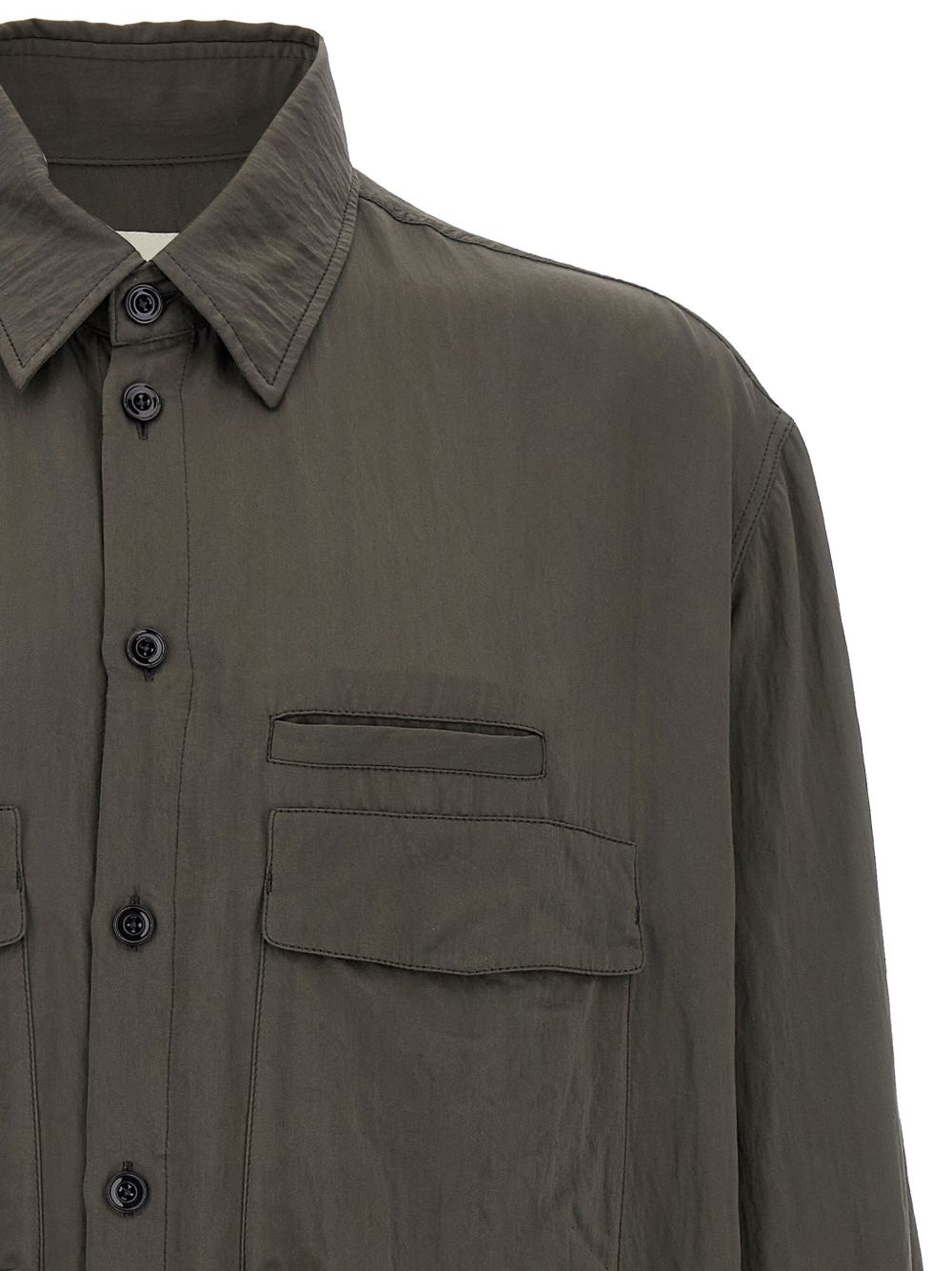 flap-pockets shirt - 3