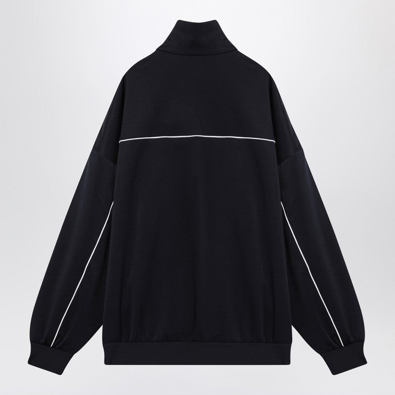 Gucci Navy Blue Sweatshirt In Technical Jersey Men - 2