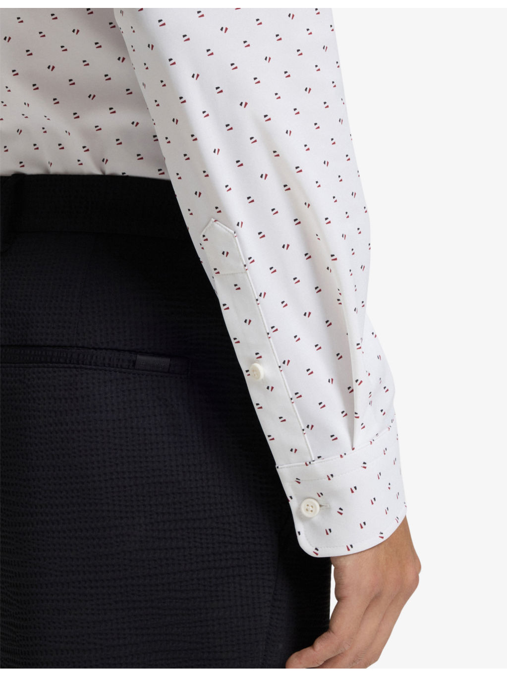 Printed Slim-Fit Woven Shirt - 6