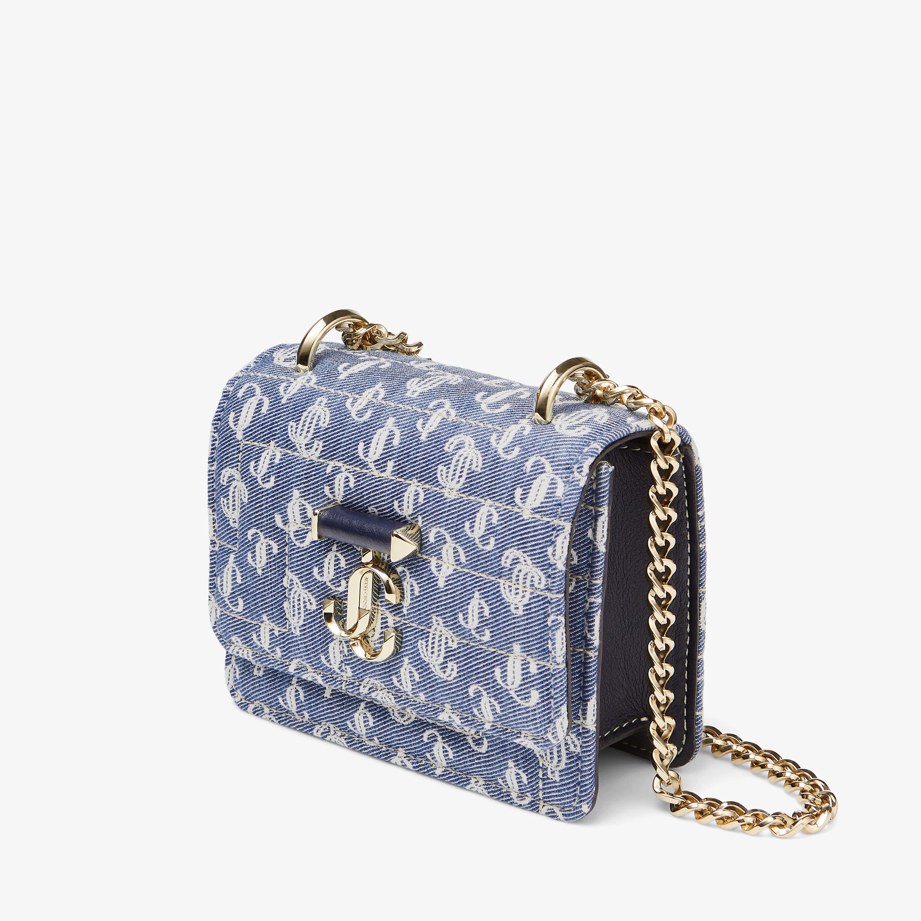 Micro Varenne Quad
Denim Quilted JC Monogram Mini Bag - 3