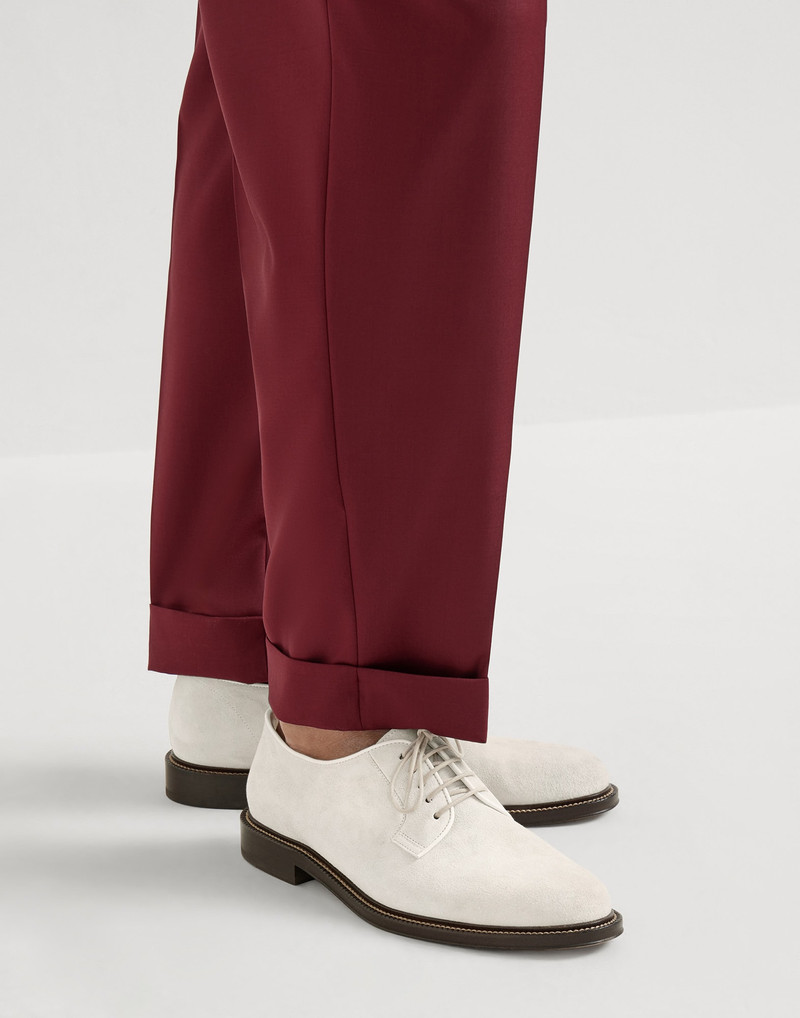 Reversed calfskin Derbys 5