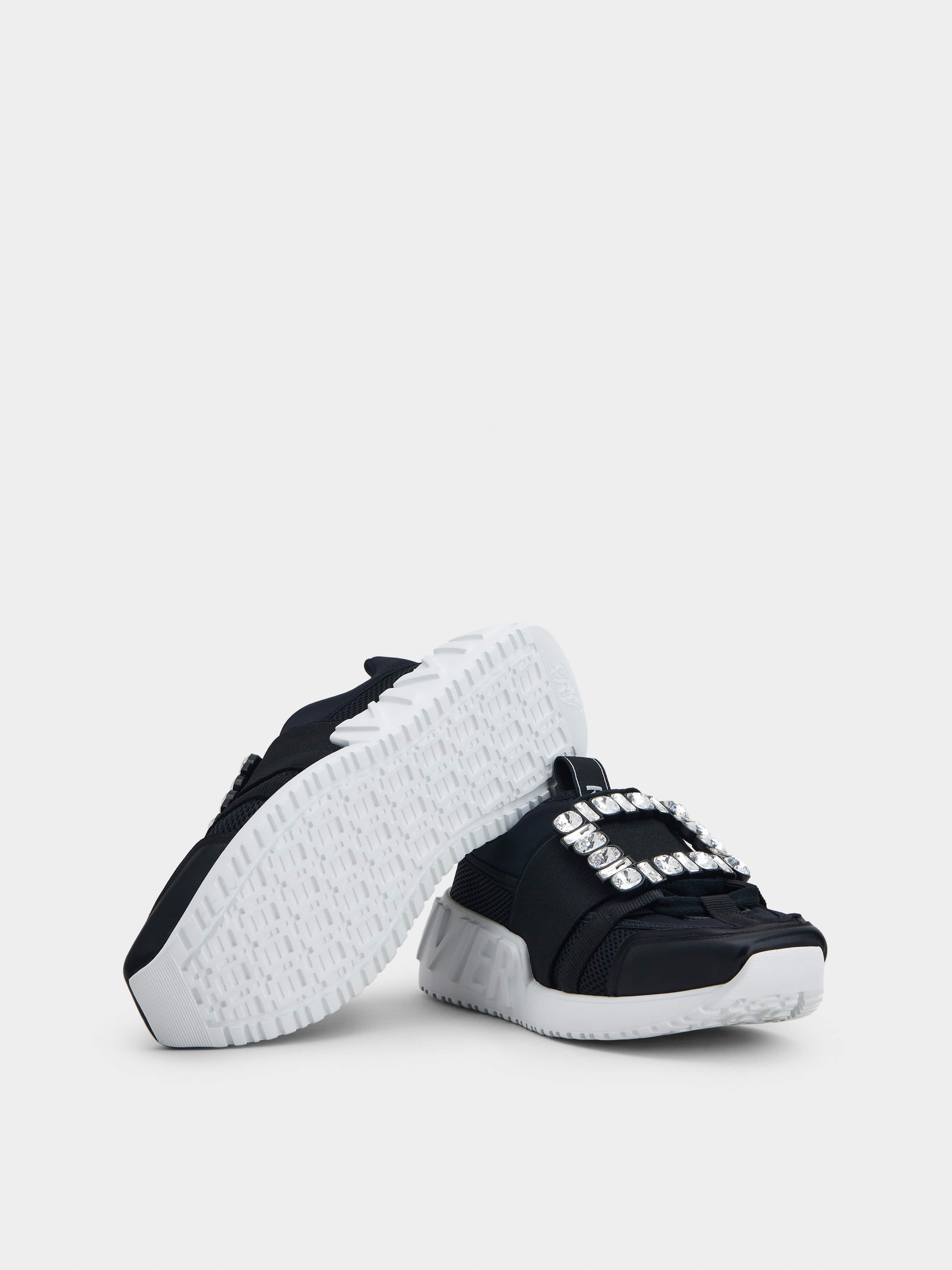 Viv' Go Rhinestone Buckle Sneakers in Technical Fabrics - 5