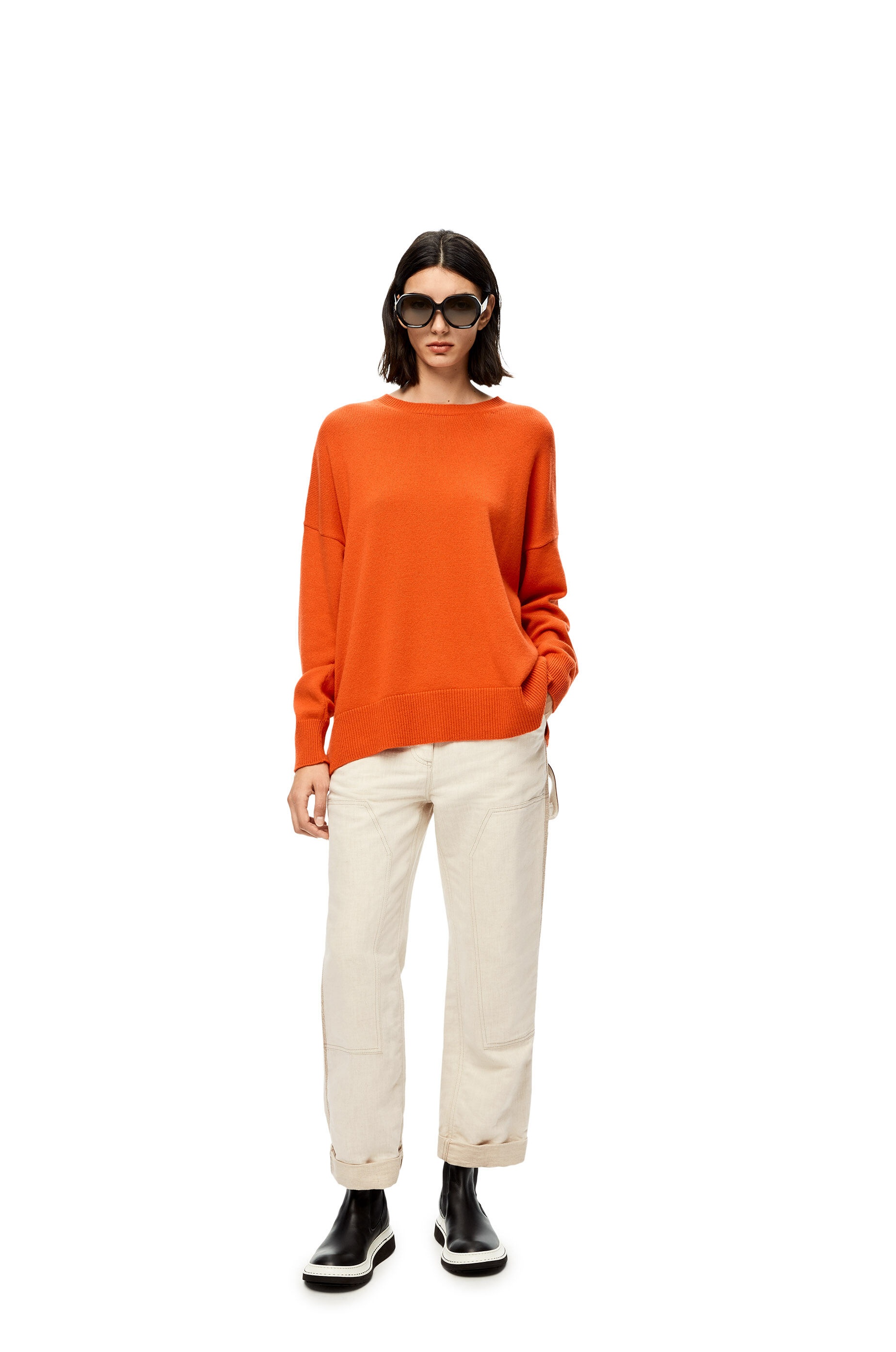 Utilitarian trousers in cotton and linen - 2