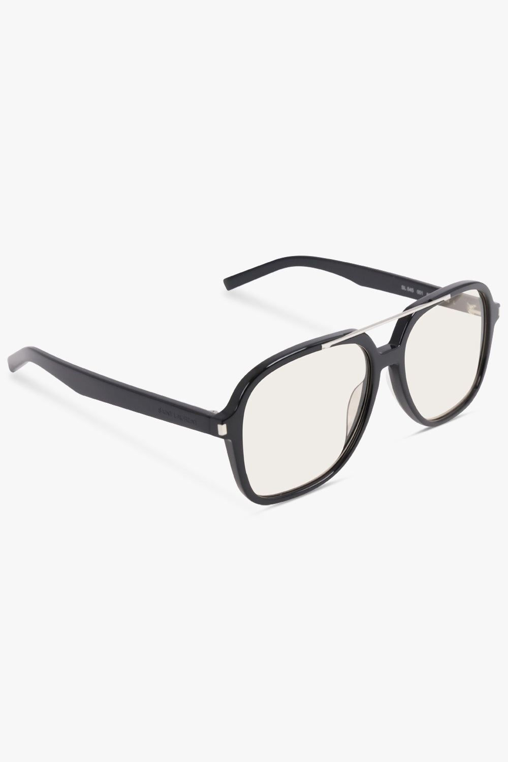 SL 545 ROUND AVIATOR SUNGLASSES | BLACK - 2