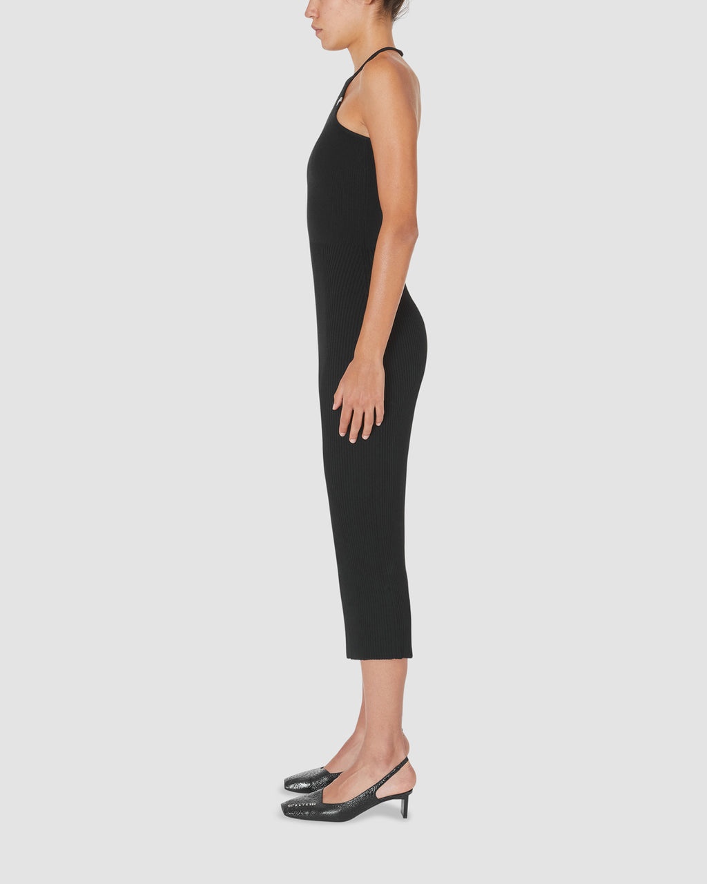 RIBBED KNIT TANK DRESS - 4
