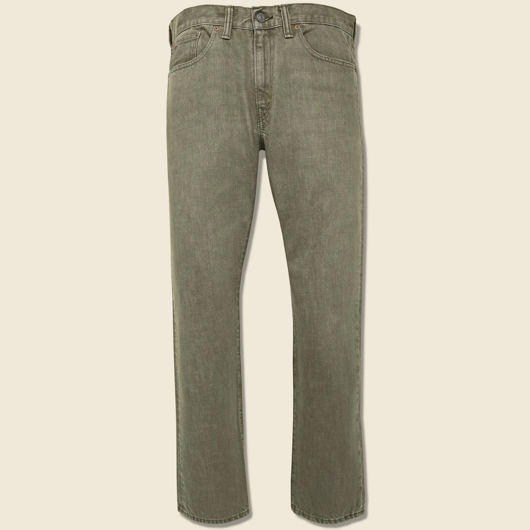 Slim Fit Jean - Olive - 1