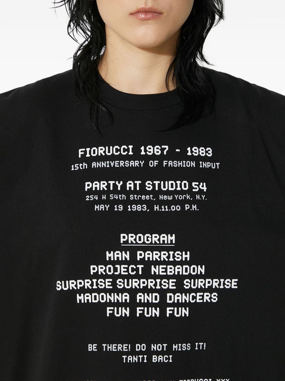text-print T-shirt - 5