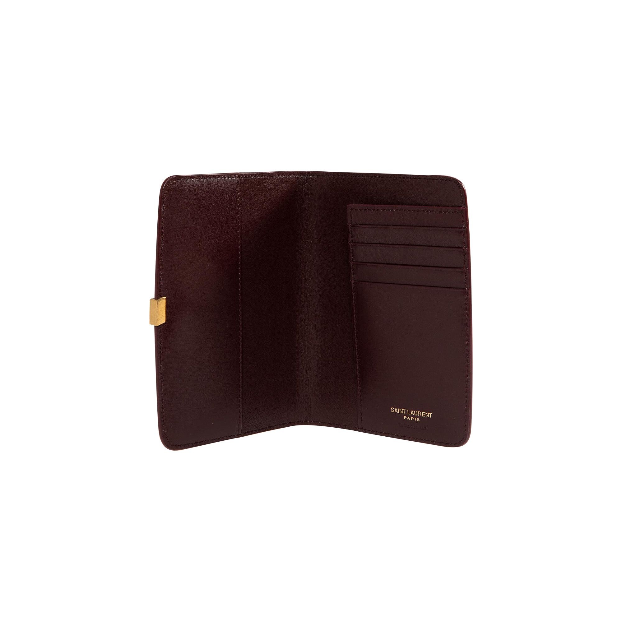 Saint Laurent Passport Case 'Hot Wine' - 3