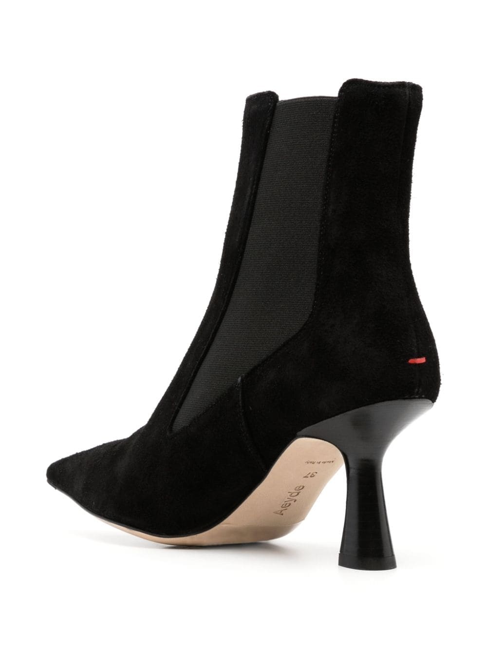 side-zip leather ankle boots - 3