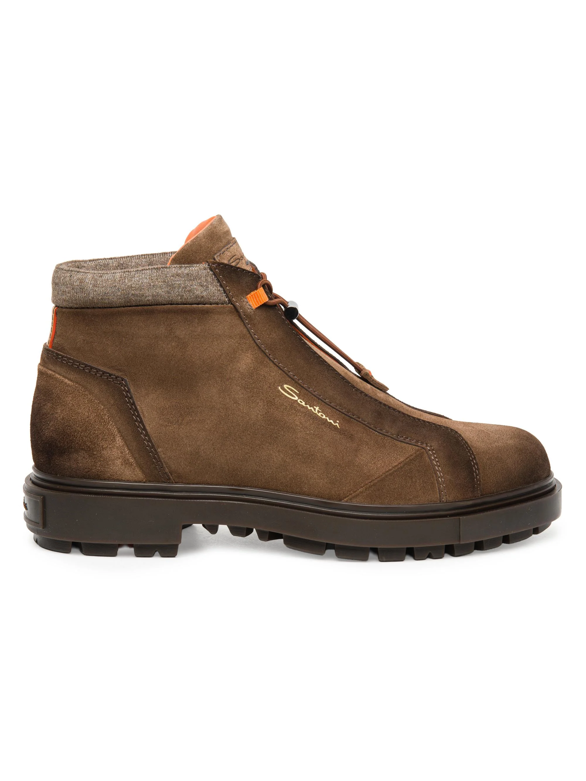 Men's St. Moritz Suede Alpine Boots - Brown - 1