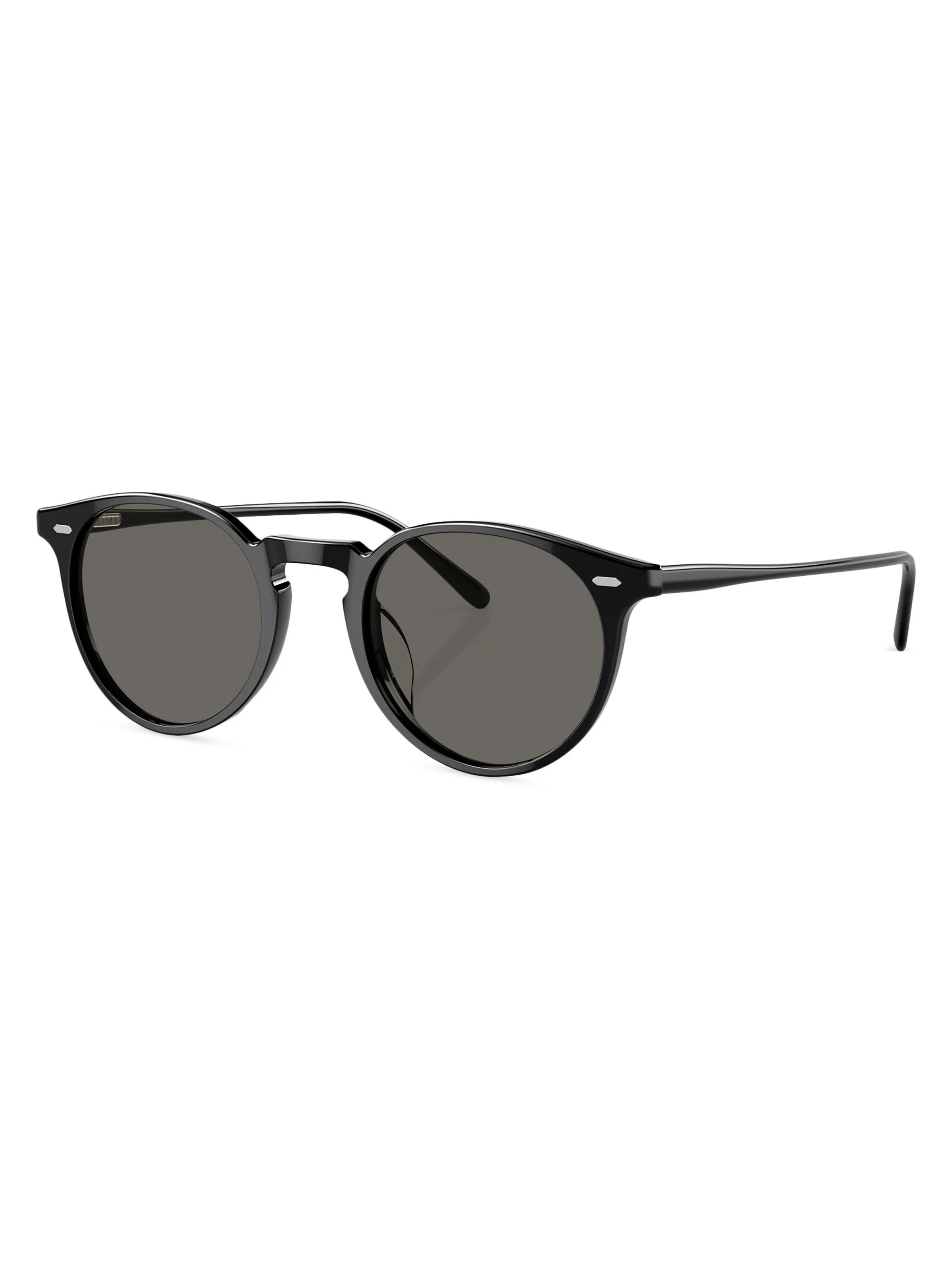 round-frame tinted-lenses sunglasses - 1