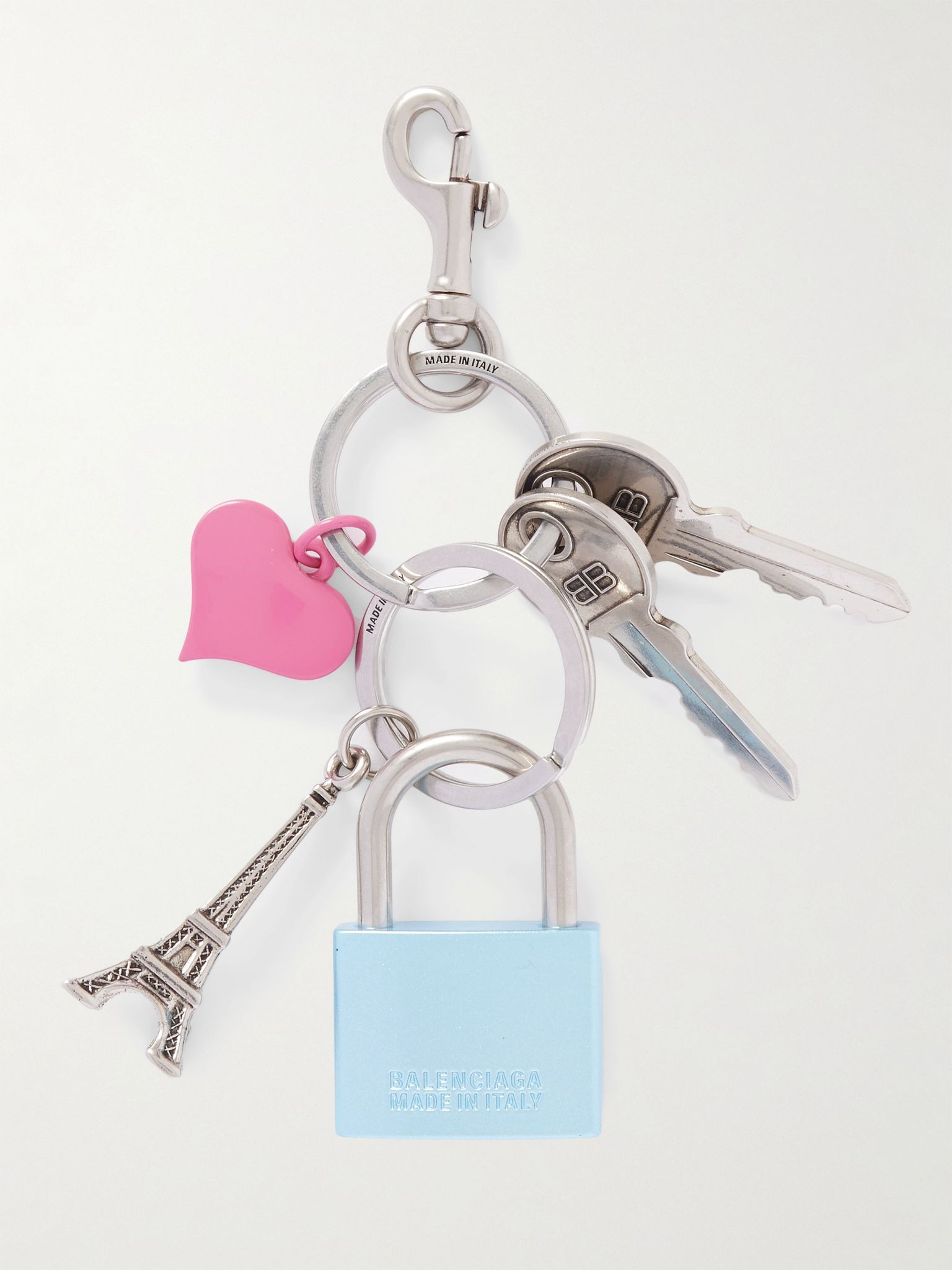 Keyring padlock Silver - 3