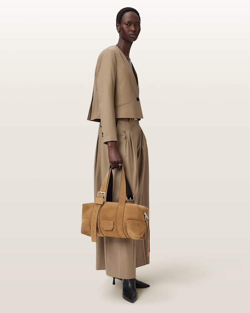 ARES SUEDE SHOULDER BAG 5