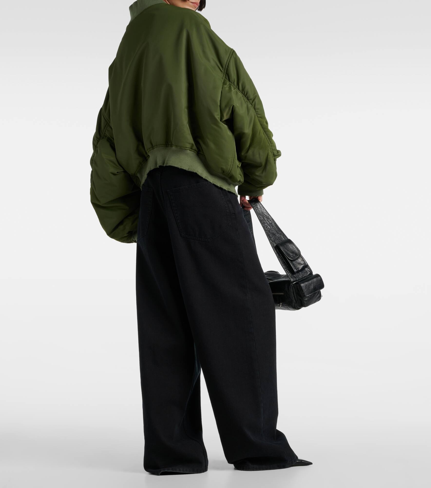 Off Shoulder technical bomber jacket - 3