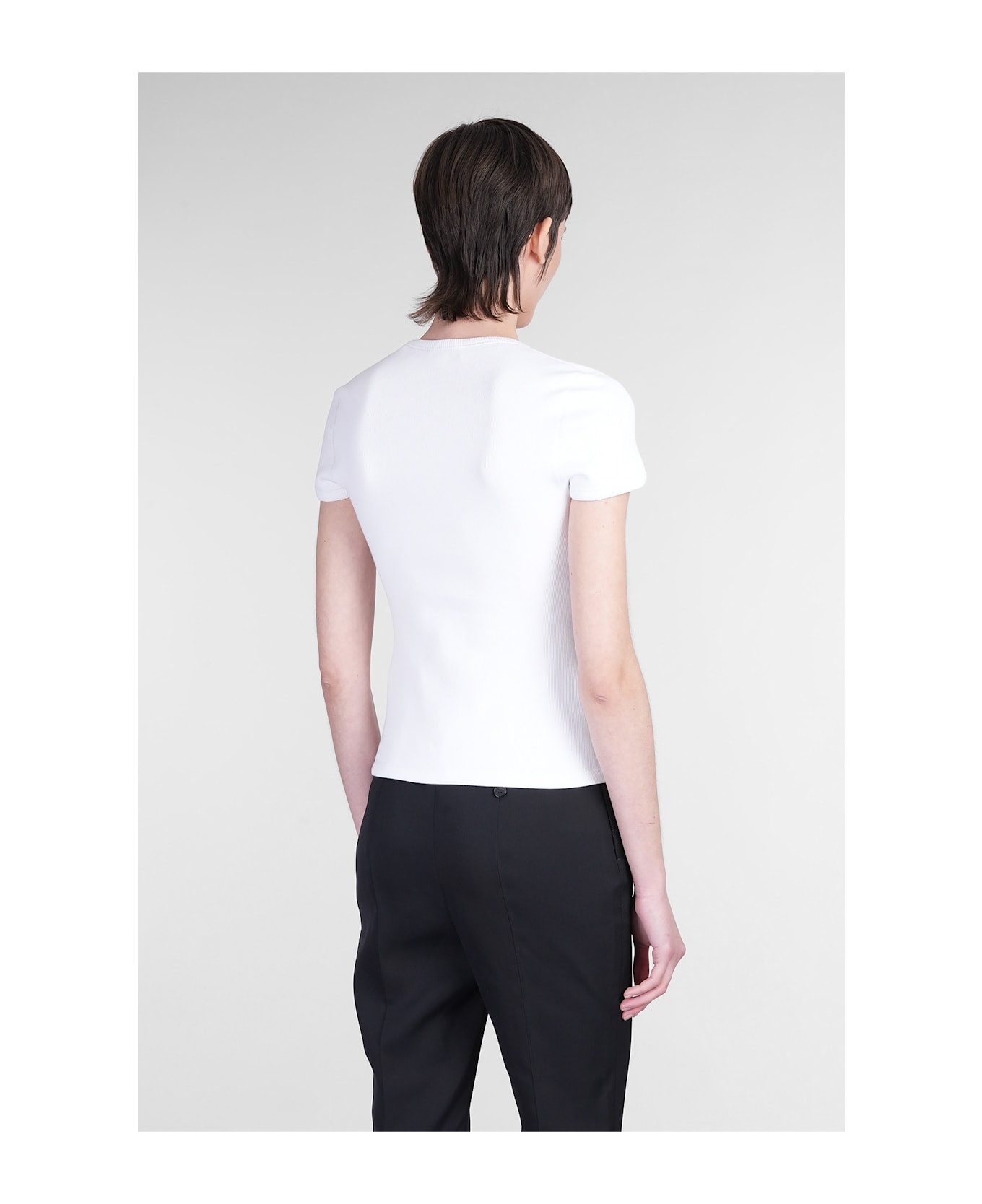 Topwear In White Cotton - 3