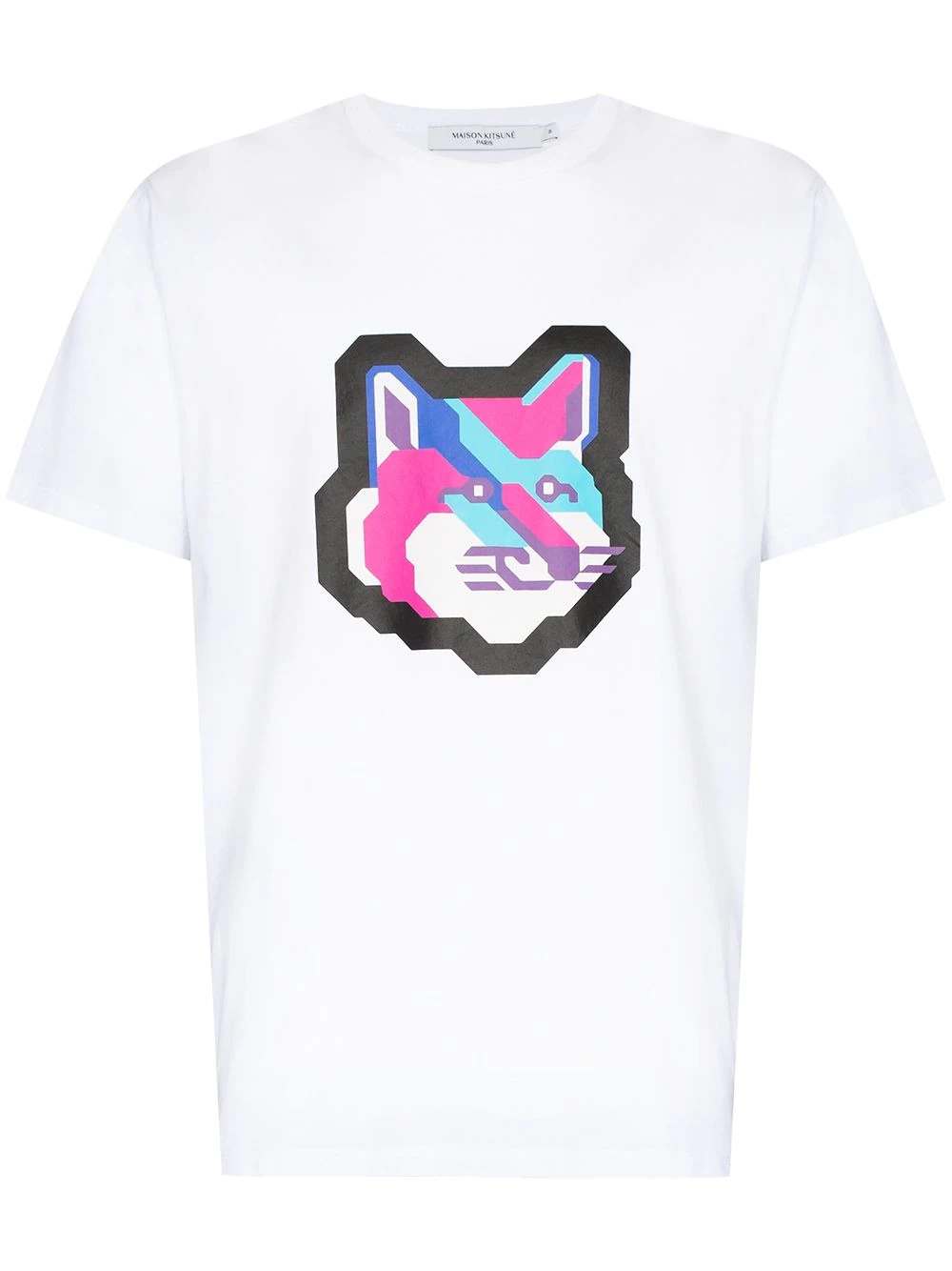 Pixel Fox print T-shirt - 1